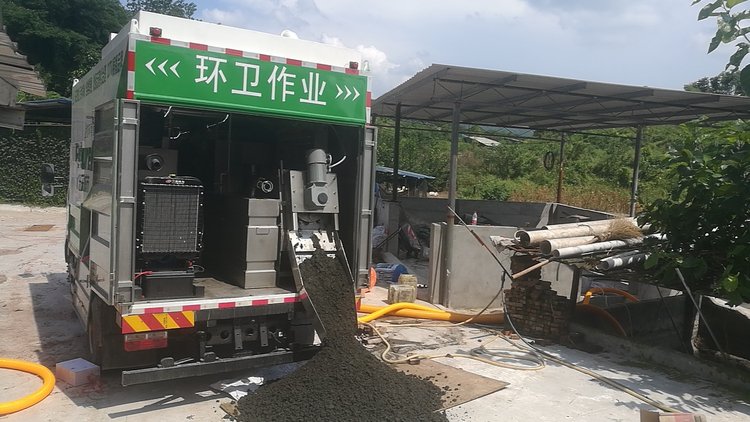 东阁镇污泥干湿分离技术